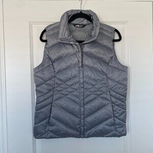The North Face Women’s Aconcagua Gray Puffer Vest – Size Medium